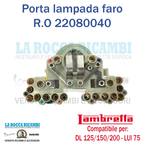 Porta lampada lambretta - porta,
