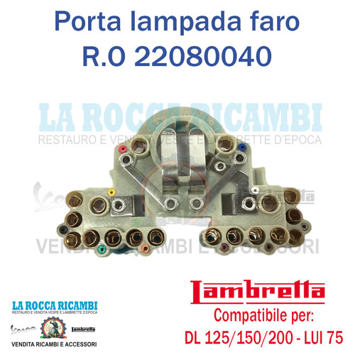 Porta lampada lambretta - lampada, dl